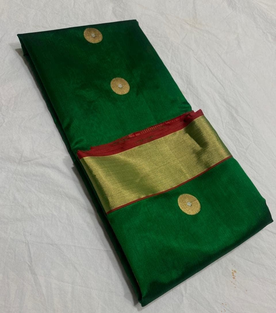 Image of Pure Handloom Chanderi silk saree