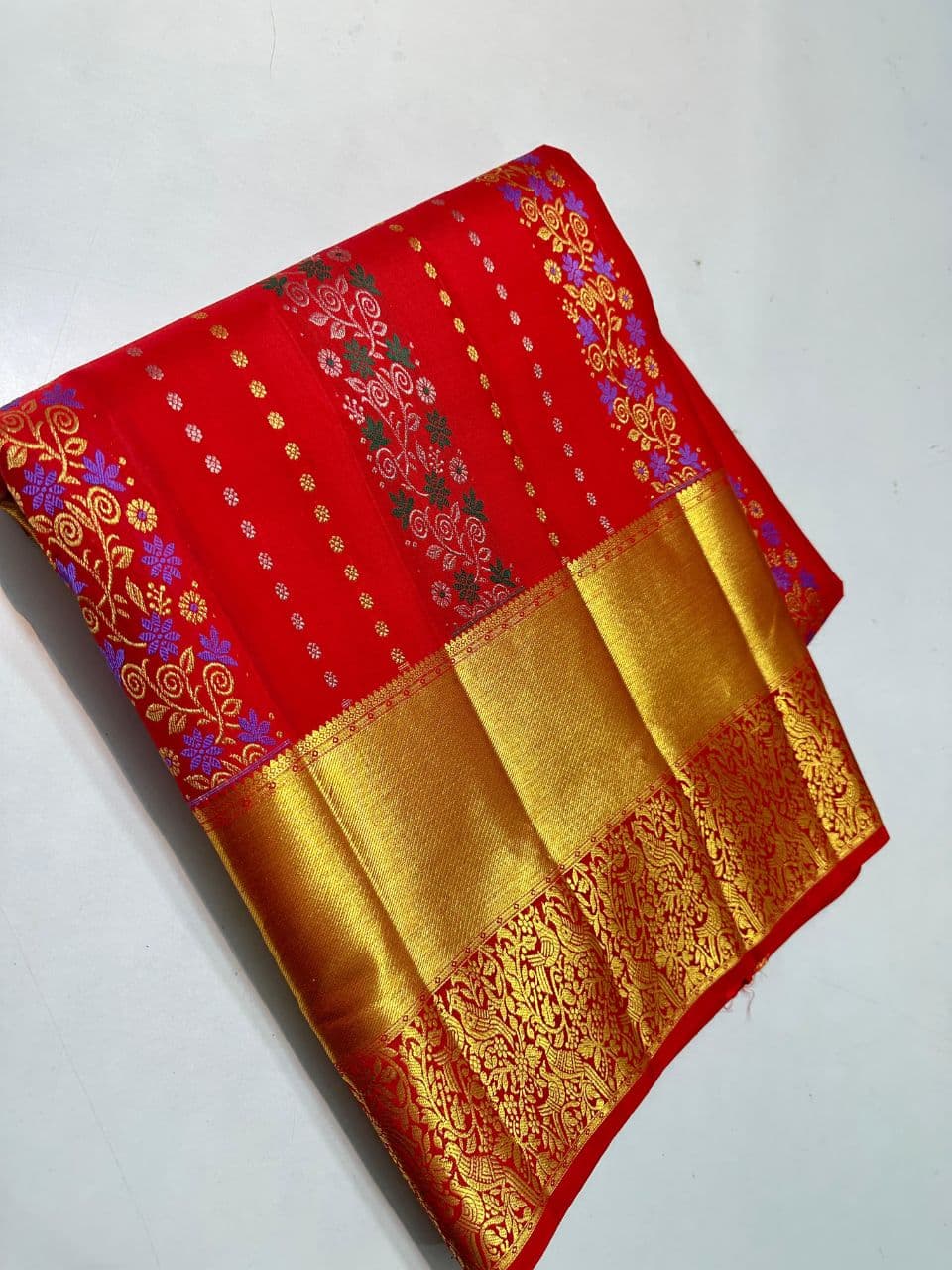 Image of Pure Handloom kanchipuram bridal silk sarees